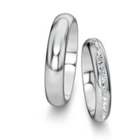 Eheringe Delight/Heaven mit Diamant-Pavé 0,175ct