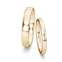 Eheringe Modern/Romance in 14K Gelbgold