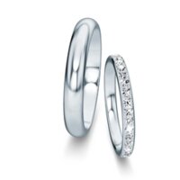 Eheringe Delight/Heaven mit Diamant-Pavé 0,46ct