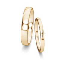 Eheringe Modern/Romance in 14K Gelbgold