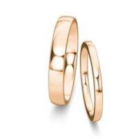 Eheringe Modern/Romance in 14K Roségold