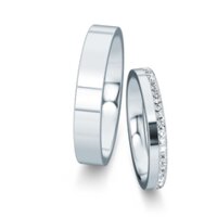 Eheringe Infinity mit Diamant-Pavé 0,165ct