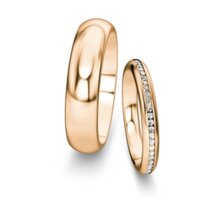 Eheringe Delight/Heaven mit Diamanten 0,135ct