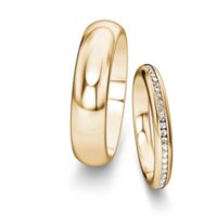 Eheringe Delight/Heaven mit Diamanten 0,135ct