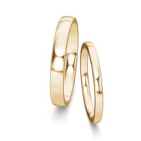 Eheringe Modern/Romance in 18K Gelbgold