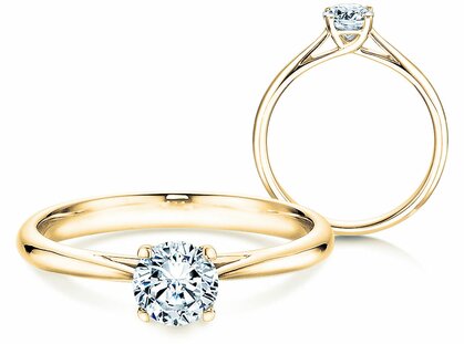 Verlobungsring Delight in 14K Gelbgold mit Diamant 0,50ct G/SI