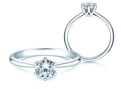 Verlobungsring Spirit in Platin 950/- mit Diamant 1,00ct G/SI