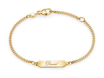 Taufband Classic in 14K Gelbgold, 14cm