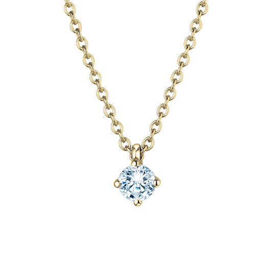 Anhänger Modern in 9K Gelbgold mit Diamant 0,15ct