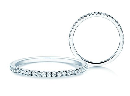 Verlobungsring Dusk in Platin 950/- mit Diamanten 0,25ct G/SI